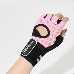 Adjustable Sport Training Gloves - Half Finger Anti Slip Gloves