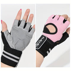 Adjustable Sport Training Gloves - Half Finger Anti Slip Gloves