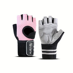 Adjustable Sport Training Gloves - Half Finger Anti Slip Gloves