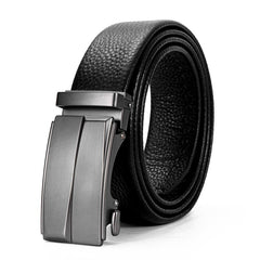 Men's Automatic Buckle Leather Belt Business Casual Belt