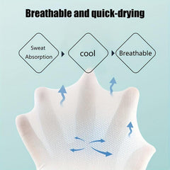 Ice Silk Sleeves Sunproof Elastic UV Protection Thin Breathable Solid Sleeves