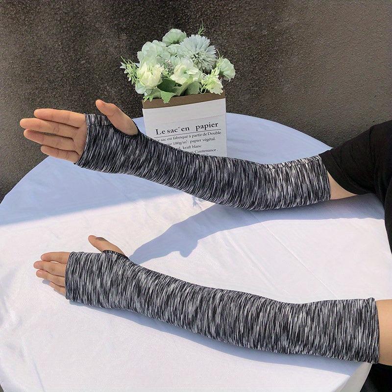 Quick Dry Ice Sleeves Long Gloves Sunscreen UV Protection for Women