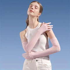 Mesh Breathable Long Gloves Sunscreen Cycling Sports Accessories