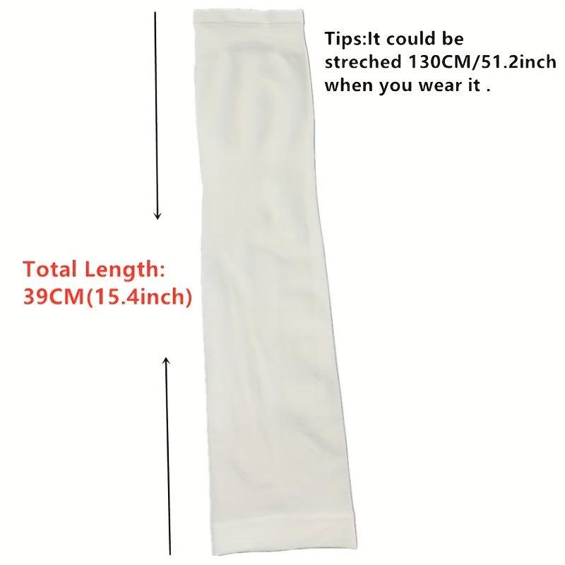 UPF 50 Ice Sleeves Sunscreen Fingerless Gloves