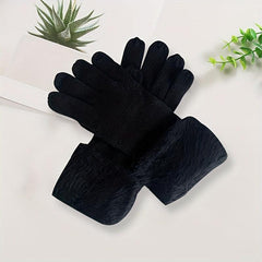 Warm Winter Gloves Solid Thickened Gloves Casual Outdoor Gloves