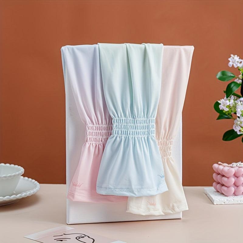 Women's Solid Loose Sleeves Sunproof Long Gloves UV Protection