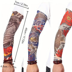 Temporary Tattoo Sleeve Long Elastic Breathable Sleeve Unisex Summer