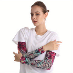 Temporary Tattoo Sleeve Long Elastic Breathable Sleeve Unisex Summer