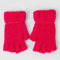 Women's Winter Knitted Wool Split Finger Touch Screen Gloves
