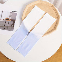 Gradient Ice Sleeves Breathable Sunscreen UV Protection Gloves