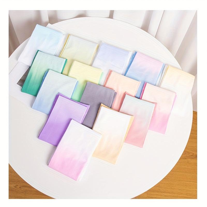 Gradient Ice Sleeves Breathable Sunscreen UV Protection Gloves