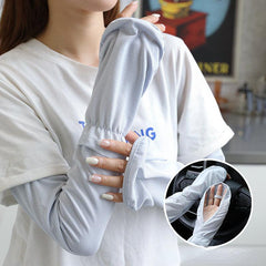 Thin Sunproof Gloves Women UV Long Sleeve Driving Sleeves