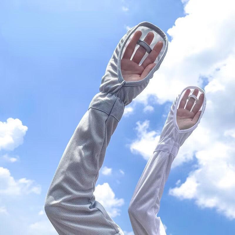 Thin Sunproof Gloves Women UV Long Sleeve Driving Sleeves