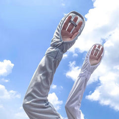 Thin Sunproof Gloves Women UV Long Sleeve Driving Sleeves