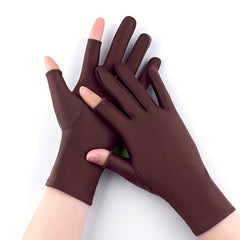 Sunproof Gloves Two-finger Short Gloves for Women