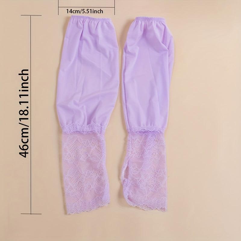 Women's Lace UV Protection Mesh Ice Silk Sleeves