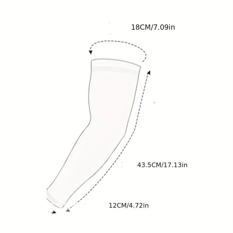 Candy Gradient Long Sleeve Women Casual Tie Dye UV Protection Ice Sleeves