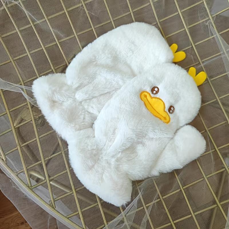 Thick Warm Gloves Mittens With Duck Pattern