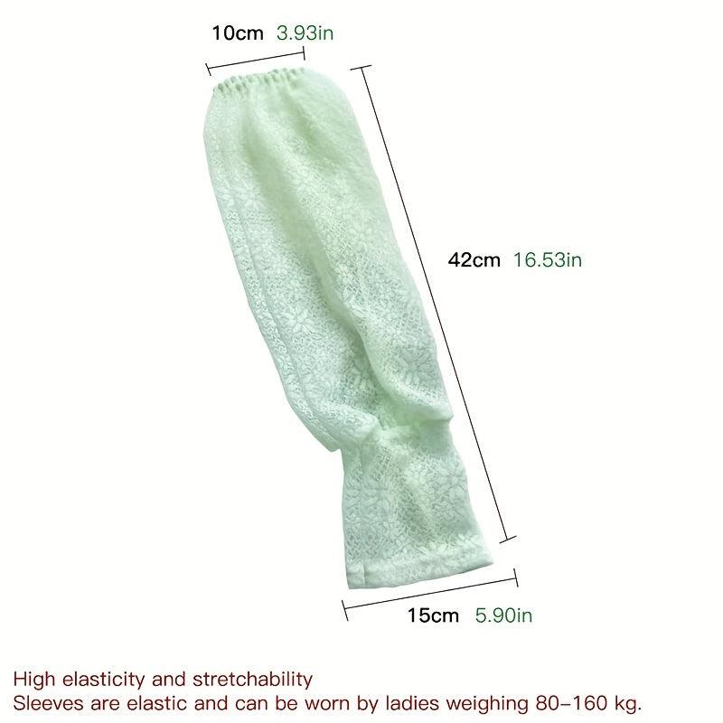 Lace Sunscreen Gloves Thin Breathable Long Sleeves for Women