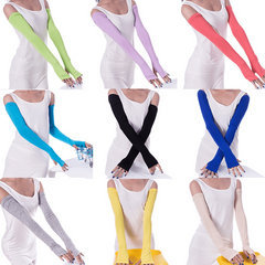 Candy UV Protection Gloves Sunproof Sleeves for Men & Women