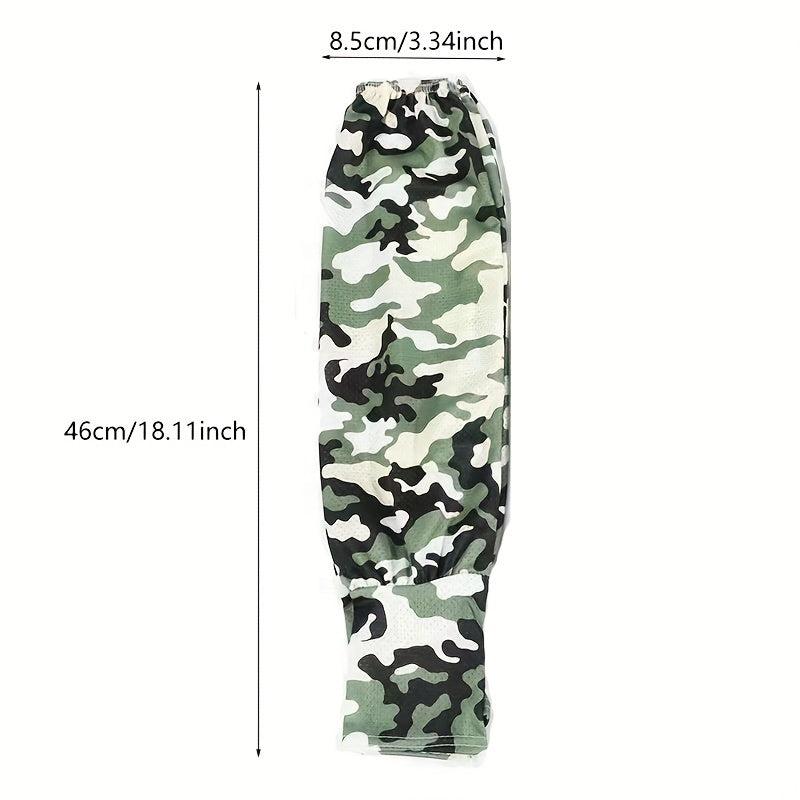 Camouflage Ice Silk Sleeves - Sunproof, Breathable, UV Protection