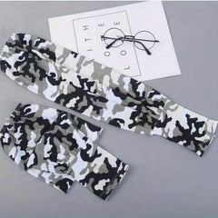 Camouflage Ice Silk Sleeves - Sunproof, Breathable, UV Protection