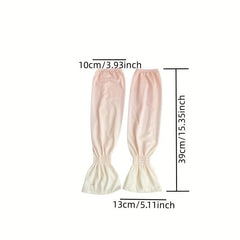 Gradient Sleeves Loose Sunscreen Ice Gloves for Women