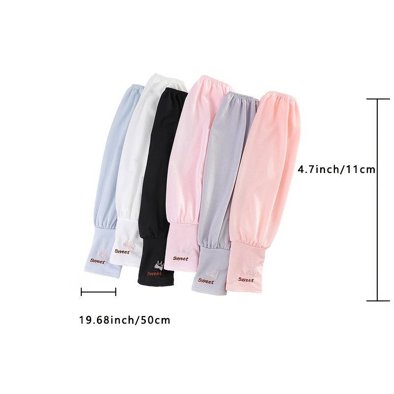 Cartoon Bunny Ice Sleeves UV Protection Gloves