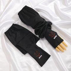 Cartoon Bunny Ice Sleeves UV Protection Gloves