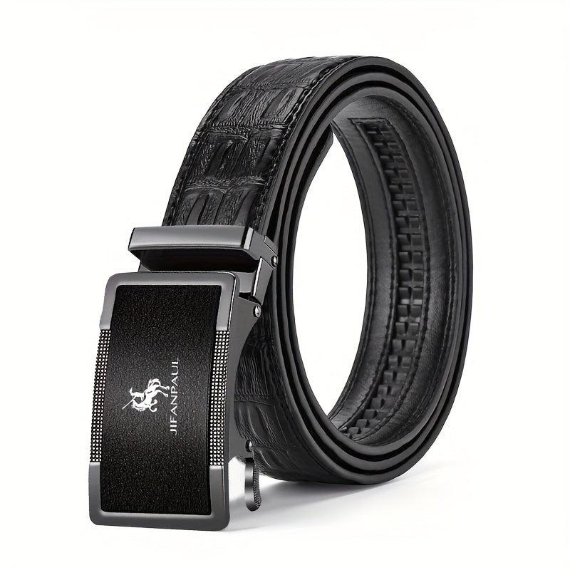 Men's Automatic Buckle Business Belt for Holiday Birthday