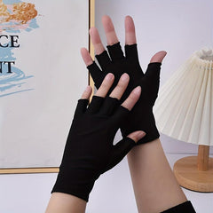 Fingerless Gloves Women Men Touch Screen Cycling Driving Sports Gloves