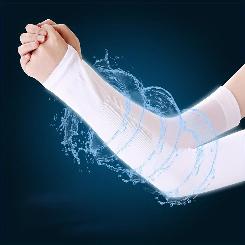 Elastic Sunscreen Sleeves UV Protection Cycling Gloves