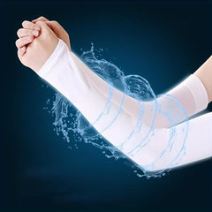Elastic Sunscreen Sleeves UV Protection Cycling Gloves