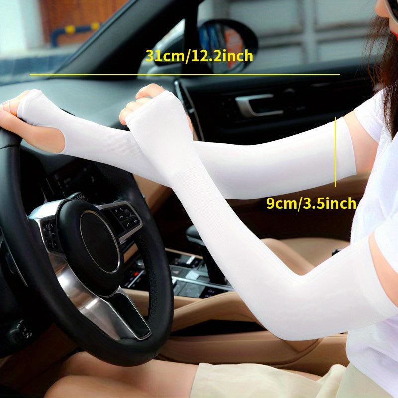 Elastic Sunscreen Sleeves UV Protection Cycling Gloves