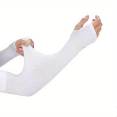 Elastic Ice Gloves Fingerless Gloves UV Protection for Women