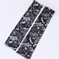 Hip Hop Graffiti Sunproof Mask and Ice Sleeves Set