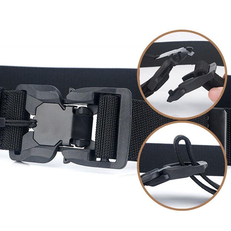 Men's Tactical Belt Quick Release Magnetic Buckle