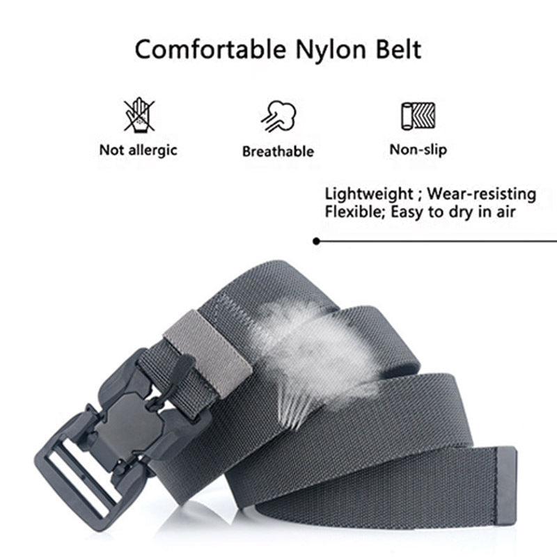 Men's Tactical Belt Quick Release Magnetic Buckle