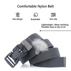 Men's Tactical Belt Quick Release Magnetic Buckle