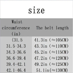 Casual Men's Belt w/ Automatic Buckle