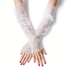 Lace Sleeve Women UV Protection Sunscreen Socks