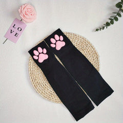 Viscose Cat Paw Sleeves Sunproof Slipproof Gloves