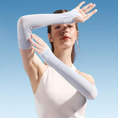 Sunproof Ice Sleeves Elastic Golf Sports Gloves UV Protection Cycling Gloves