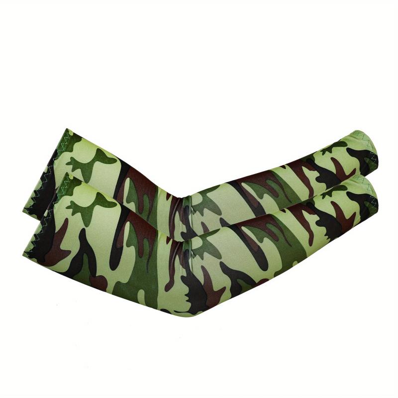 Camouflage Sunproof Ice Sleeves Outdoor Driving UV Protection Sports Gloves