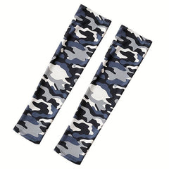Camouflage Sunproof Ice Sleeves Outdoor Driving UV Protection Sports Gloves