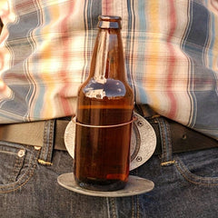 Portable Beer Belt Buckle Drink Holder Magnetic Suction Dual Purpose Buckle