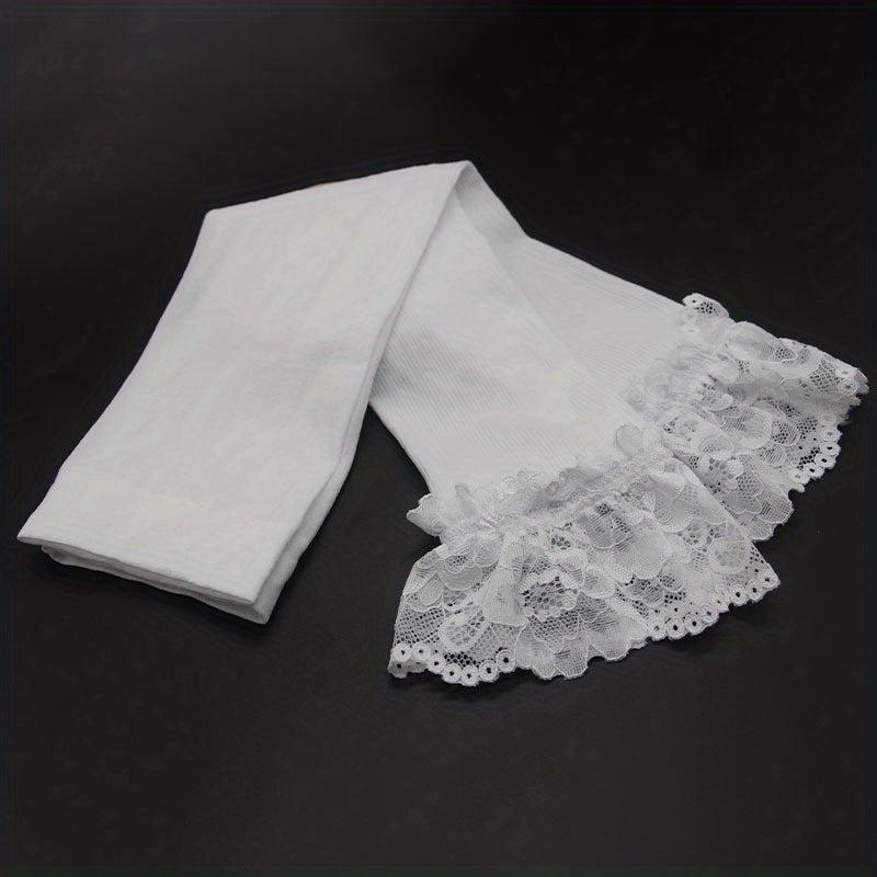 Lace Sunscreen Sleeves Elastic UV Protection Gloves Women