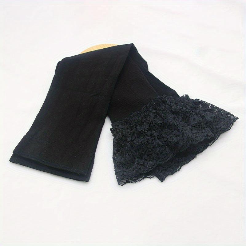 Lace Sunscreen Sleeves Elastic UV Protection Gloves Women