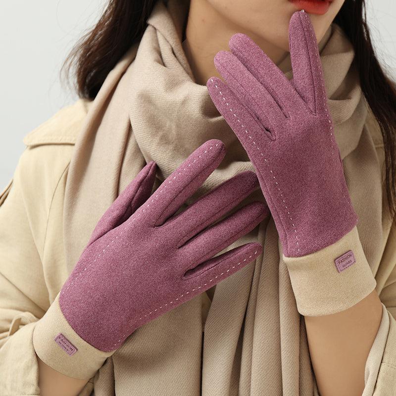 Winter Fleece Warm Velvet Gloves