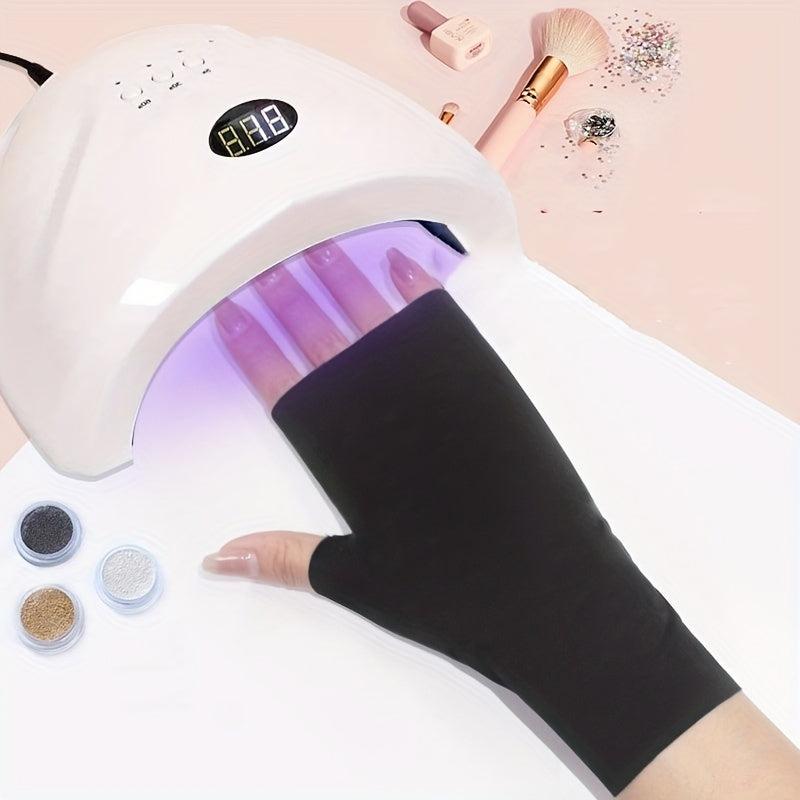 Soft Sunscreen Fingerless Gloves Elastic Casual Driving Cycling Short Ice Gloves